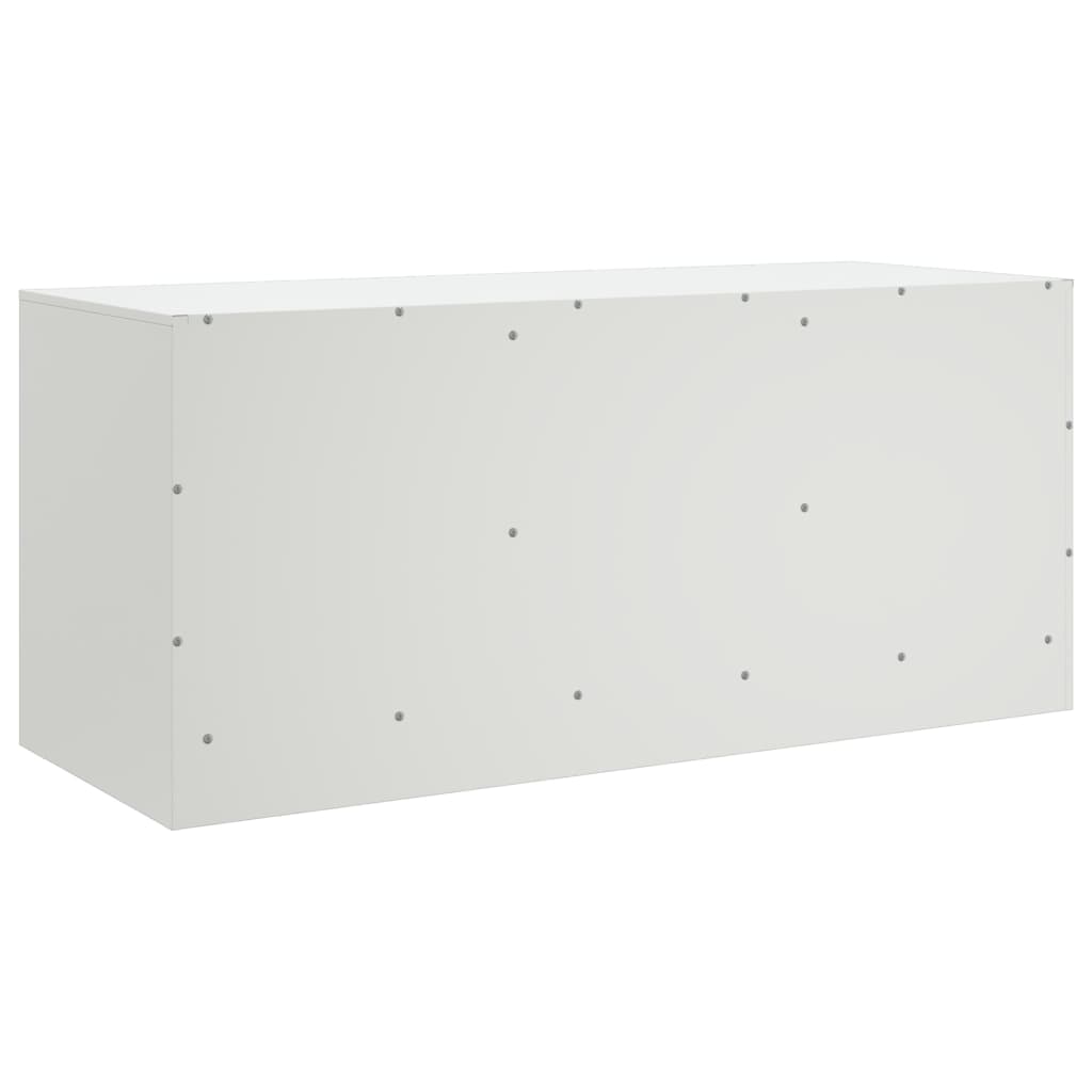 vidaXL TV omarica bela 99x39x44 cm jeklo