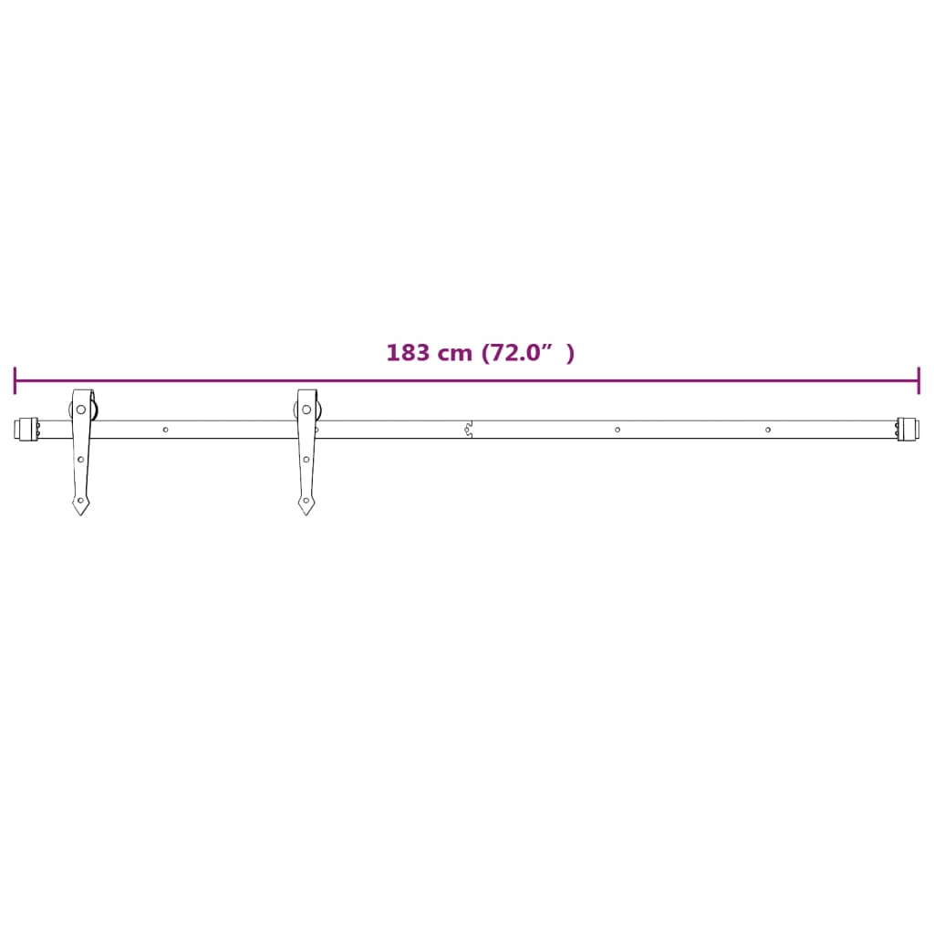 vidaXL Drsna vrata s kompletom vodil 90x210 cm trdna borovina