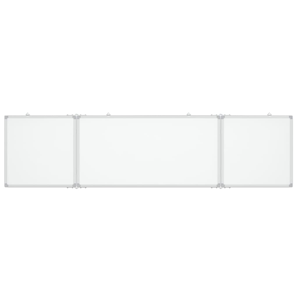 vidaXL Magnetna tabla zložljiva 160x40x1,7 cm aluminij