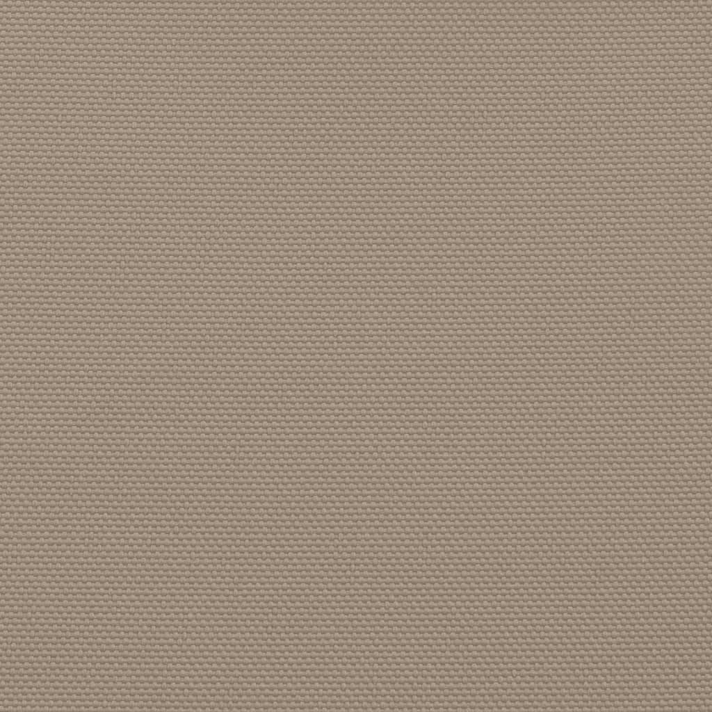 vidaXL Balkonsko platno taupe 120x700 cm 100 % poliestrski oxford