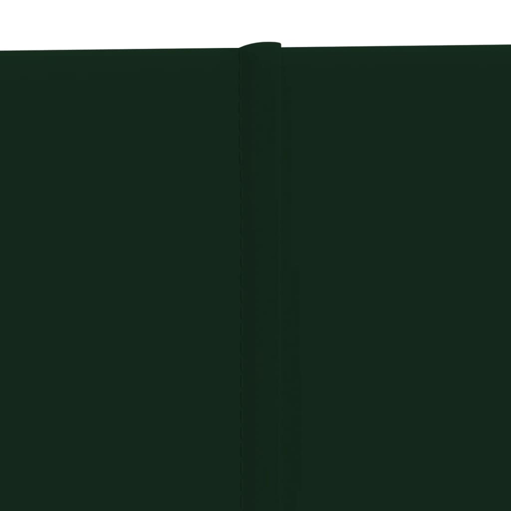 vidaXL Stenski paneli 12 kosov temno zeleni 90x15 cm žamet 1,62 m²