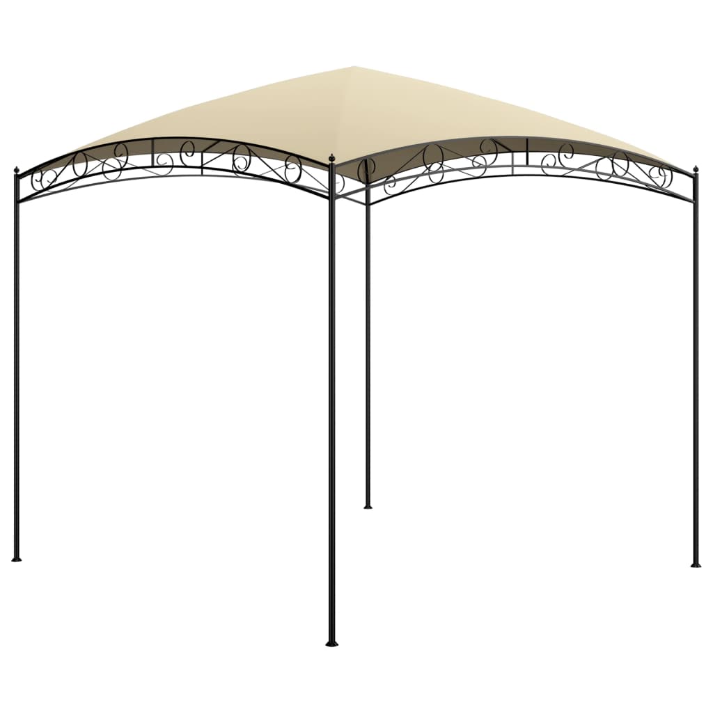 vidaXL Paviljon 3x4x2,65 m taupe barve 180 g/m²