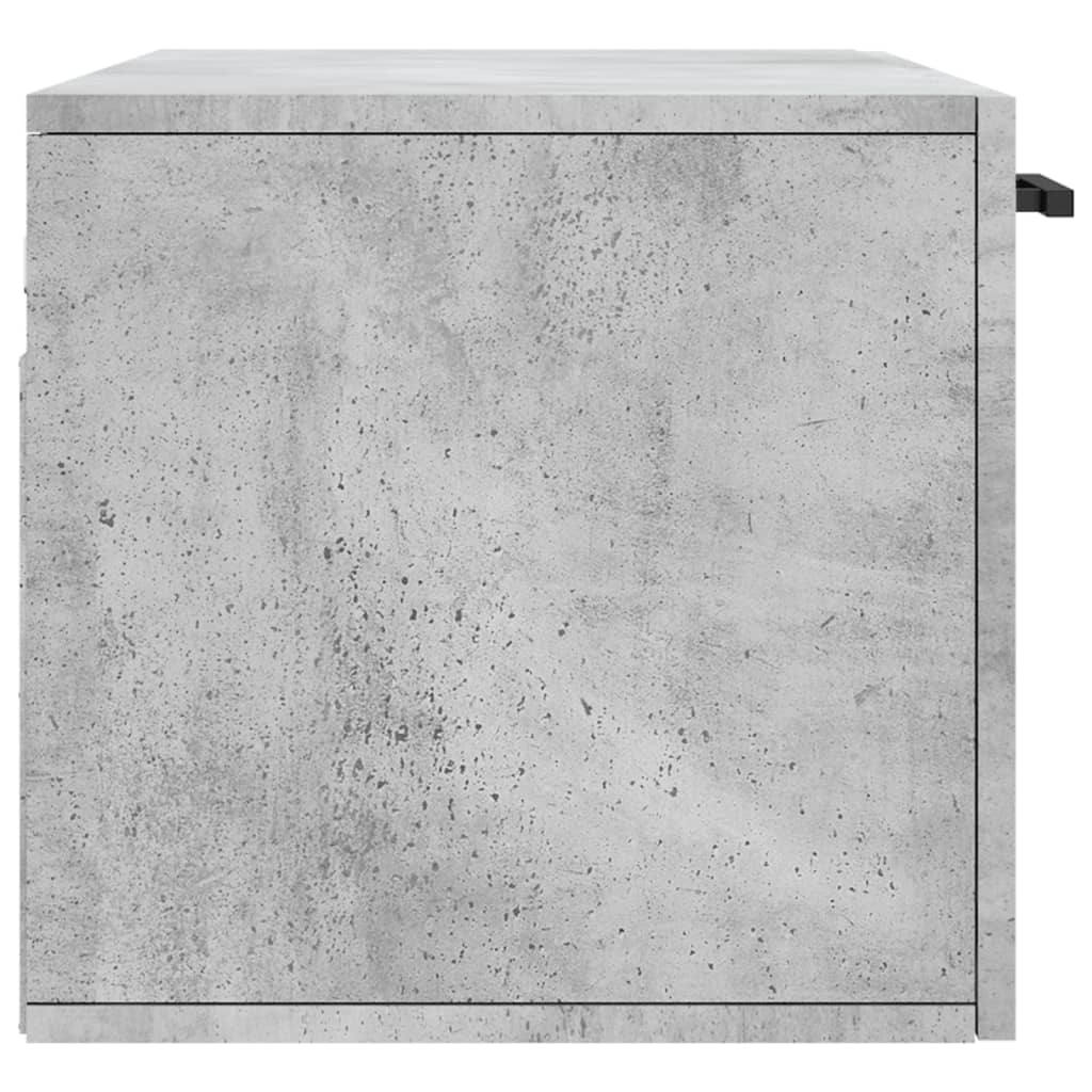 vidaXL Stenska omarica betonsko siva 80x36,5x35 cm inženirski les
