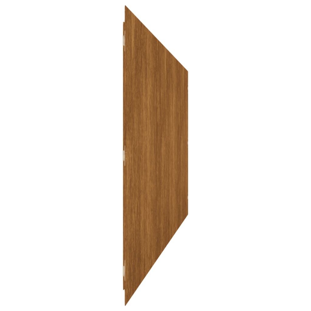 vidaXL Robniki za trato 10 kosov 25x103 cm prilagodljivi corten jeklo