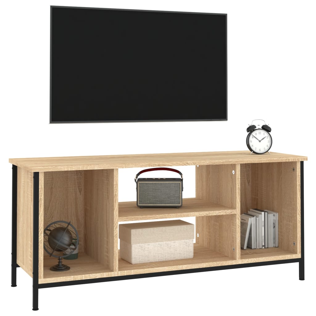 vidaXL TV omarica sonoma hrast 102x35x45 cm inženirski les