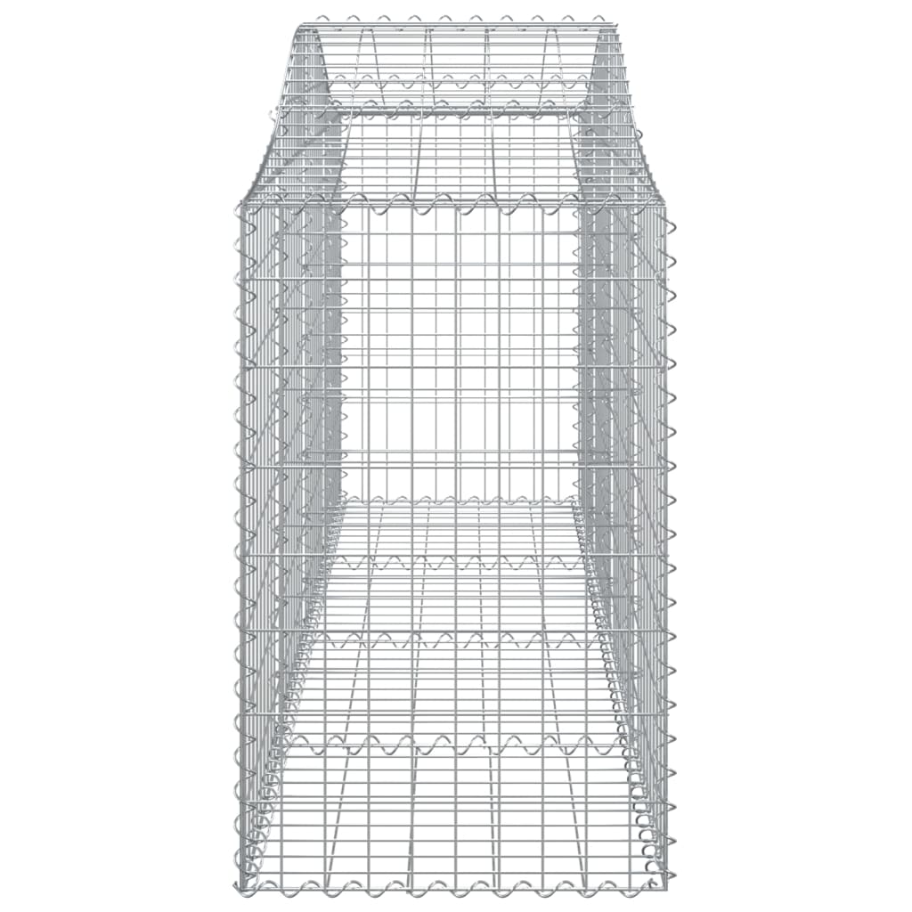 vidaXL Obokane gabion košare 30 kosov 200x50x80/100 cm cinkano železo