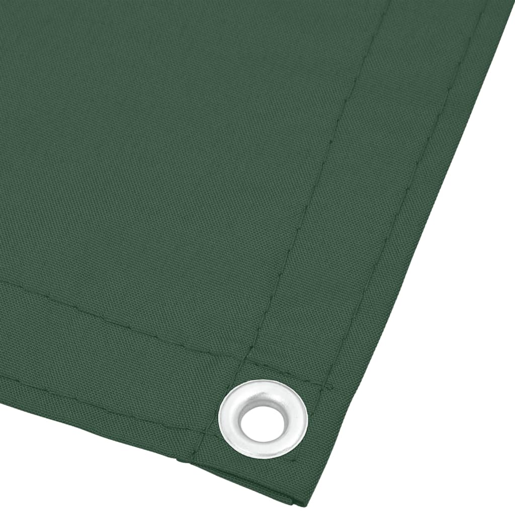 vidaXL Balkonsko platno zeleno 120x800 cm 100 % poliestrski oxford
