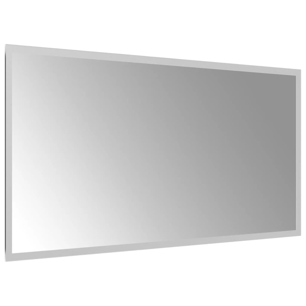 vidaXL LED kopalniško ogledalo 80x40 cm