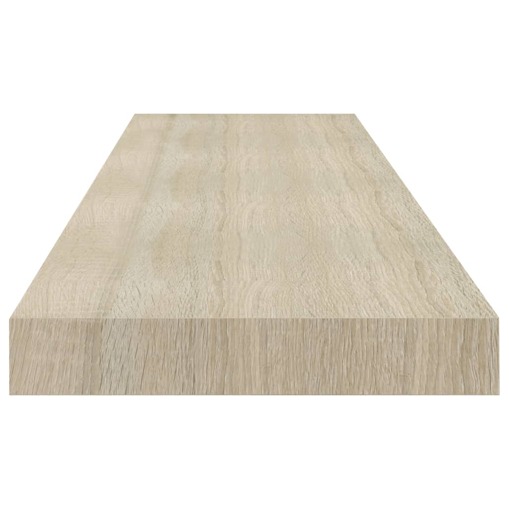 vidaXL Stenska polica barva hrasta 90x23,5x3,8 cm MDF