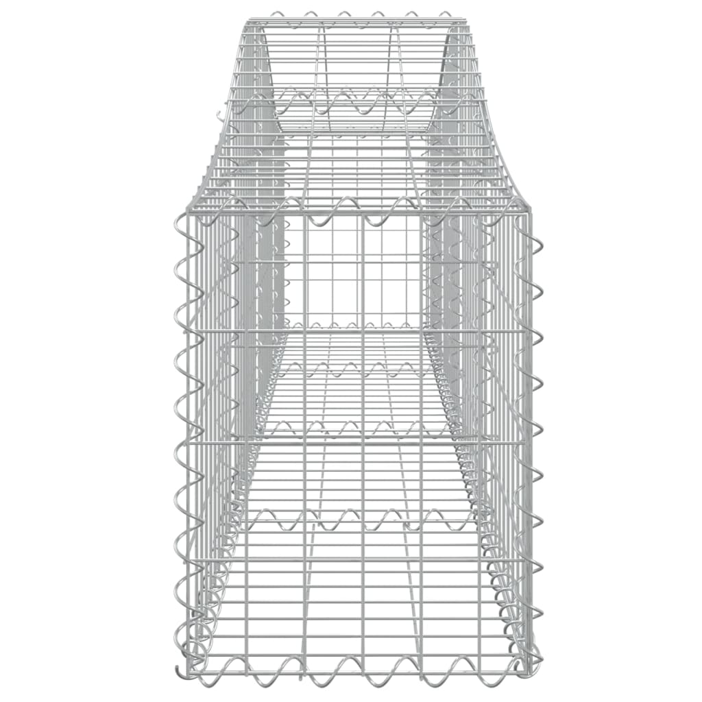 vidaXL Obokane gabion košare 20 kosi 200x30x40/60 cm pocinkano železo