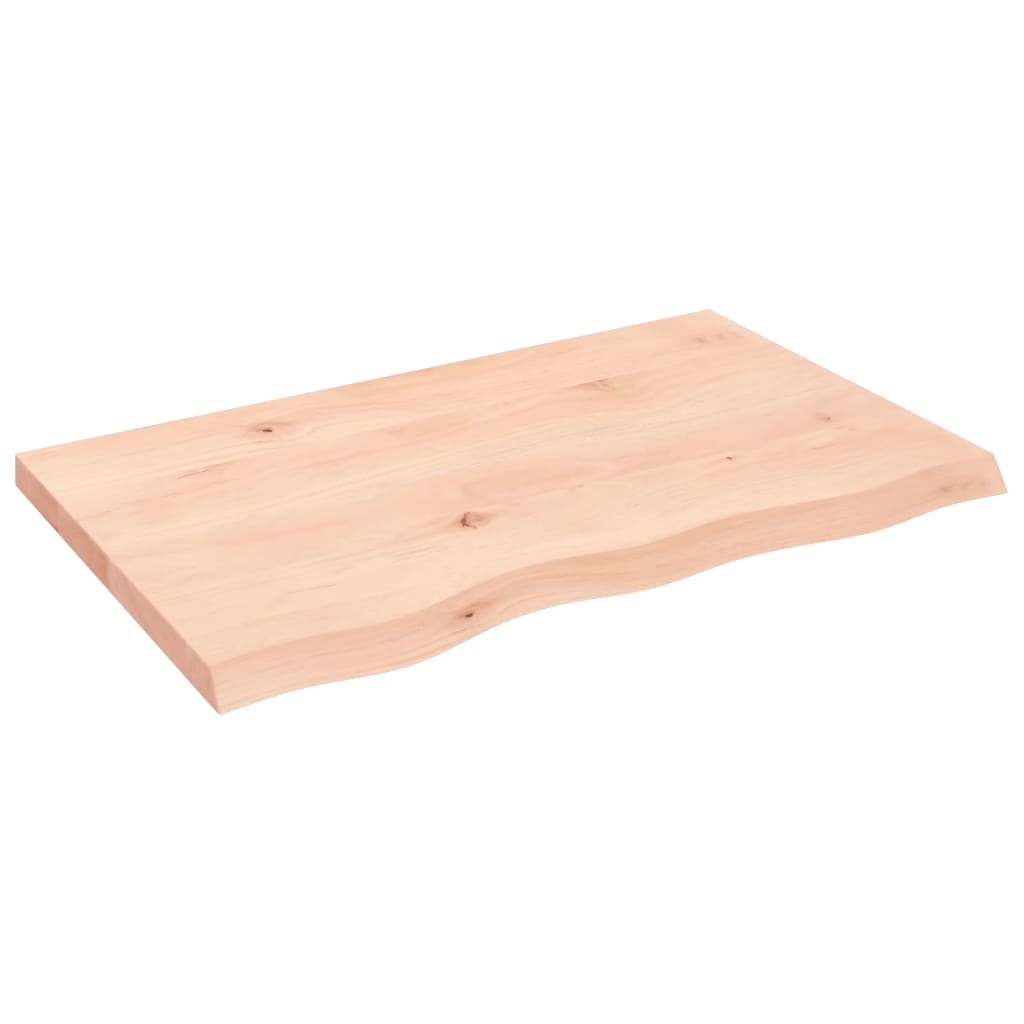 vidaXL Kopalniški pult 80x50x(2-4) cm neobdelan trden les