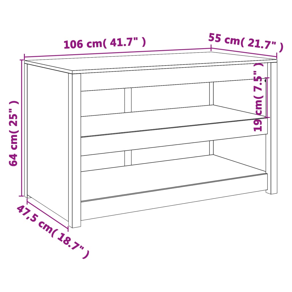 vidaXL Zunanja kuhinjska omarica 106x55x64 cm trden les douglas jelke