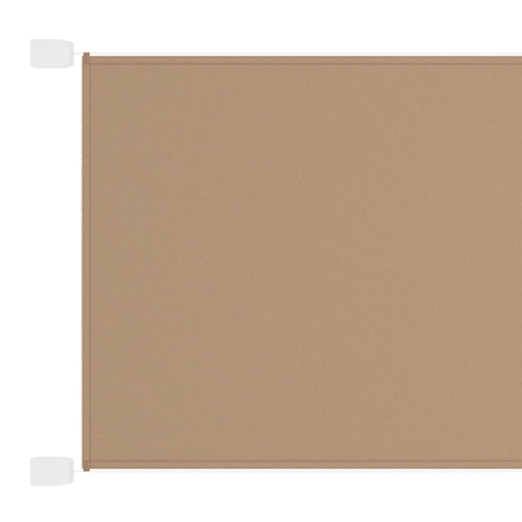 vidaXL Vertikalna markiza taupe 250x360 cm tkanina oxford