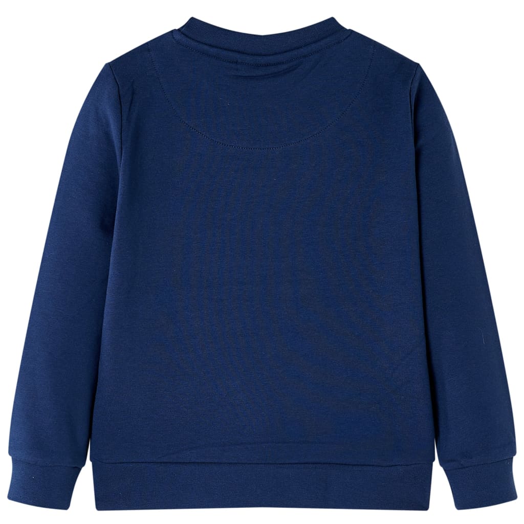 Otroški pulover mornarsko moder 140