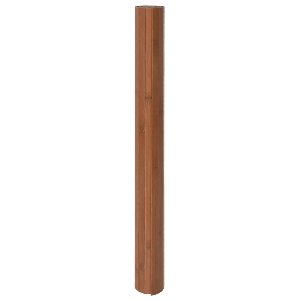 vidaXL Preproga pravokotna rjava 60x200 cm bambus