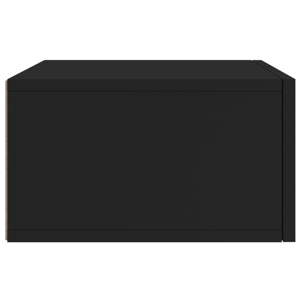 vidaXL Stenska nočna omarica 2 kosa črna 35x35x20 cm