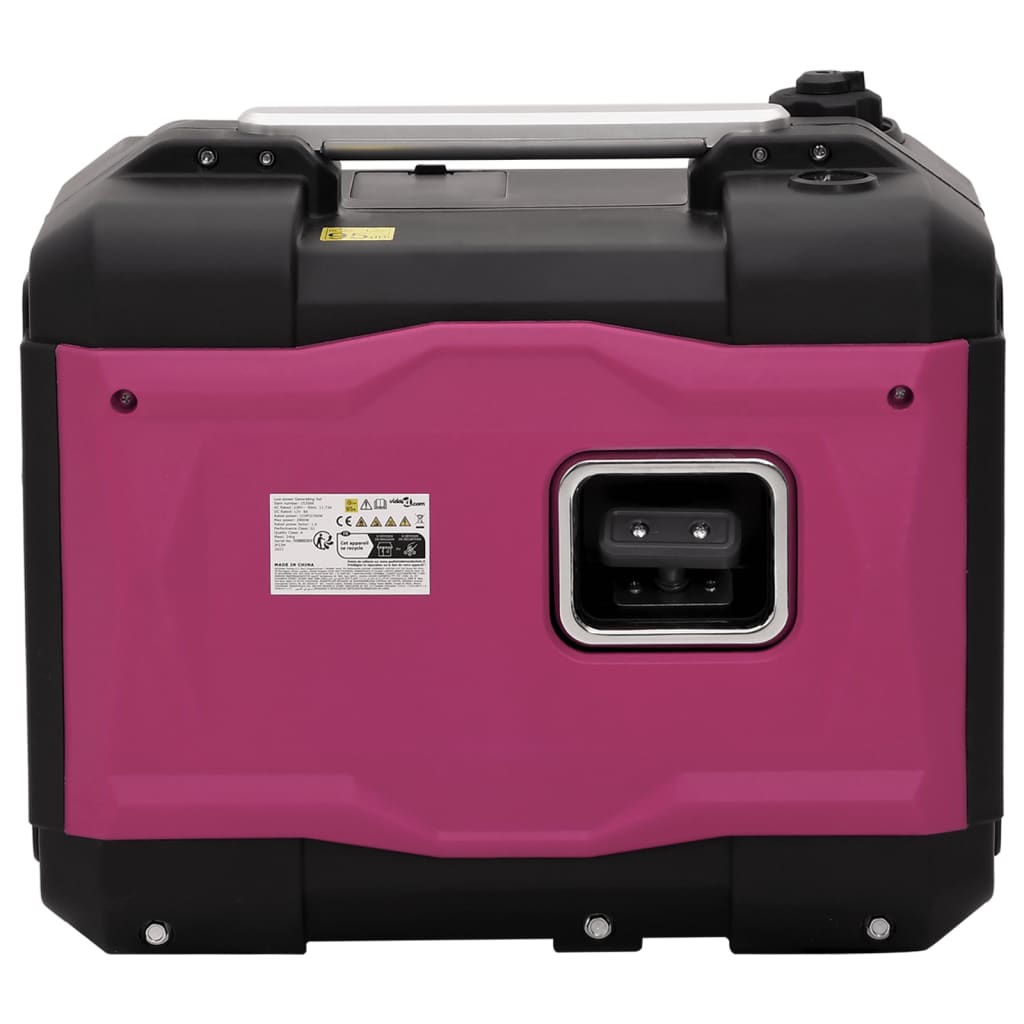 vidaXL Prenosni bencinski generator 2900 W 4-taktni