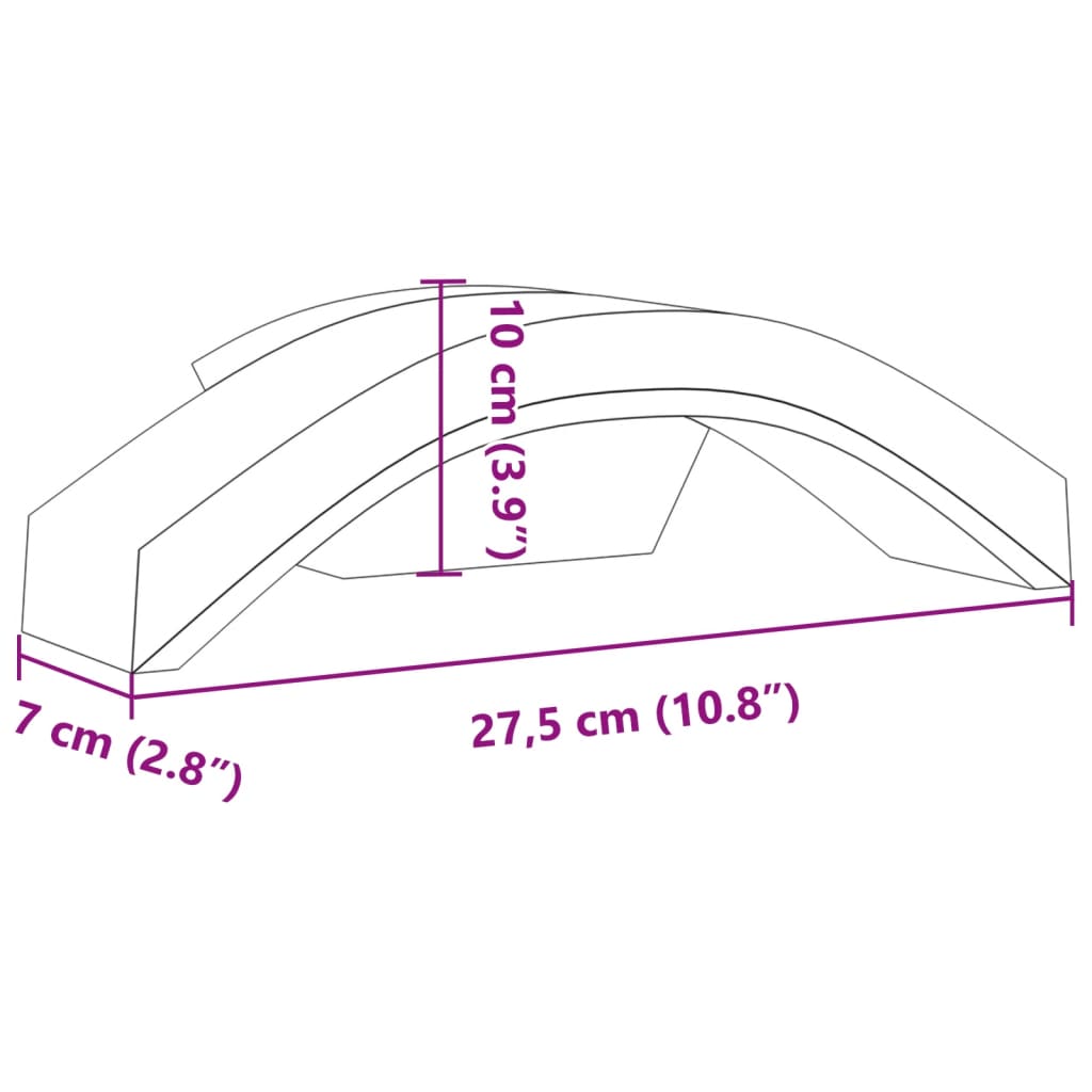 vidaXL Zunanja LED stenske svetilke 2 kosa bela tlačno lit aluminij