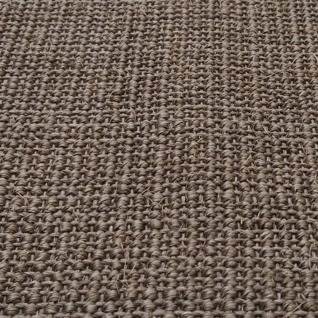 vidaXL Preproga naravni sisal 80x300 cm rjava